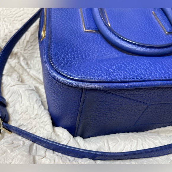 Kate Spade Cecil Court Cobalt Blue Pebble Leather Satchel - Picture 8 of 13